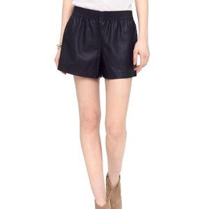 Club Monaco Faux Leather Shorts